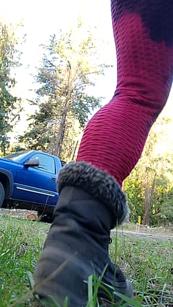 He bent me over his truck seat and filled my pussy full of cum in the woods [oc]'